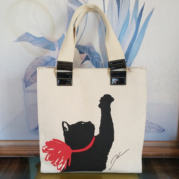 Jason Wu Handbags - Jason Wu Milu Kitty With Bow Print Tote Handbag